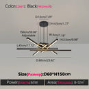 Axyaa LED Ceiling Lamp Energy Saving Light Creative Strip Lights