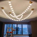 Axyaa Nordic Bean Pendant LED Ceiling Lamp for Indoor Decor