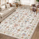 Axyaa Bohemian Style Vintage Living Room Carpet - Large Non-slip Area Rug