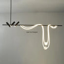 Axyaa Black LED Chandelier for Home & Restaurant Decor