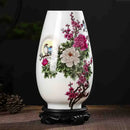Axyaa Chinese Ceramic Vase Ornaments for Office, Home, Store Decor & Furnishing