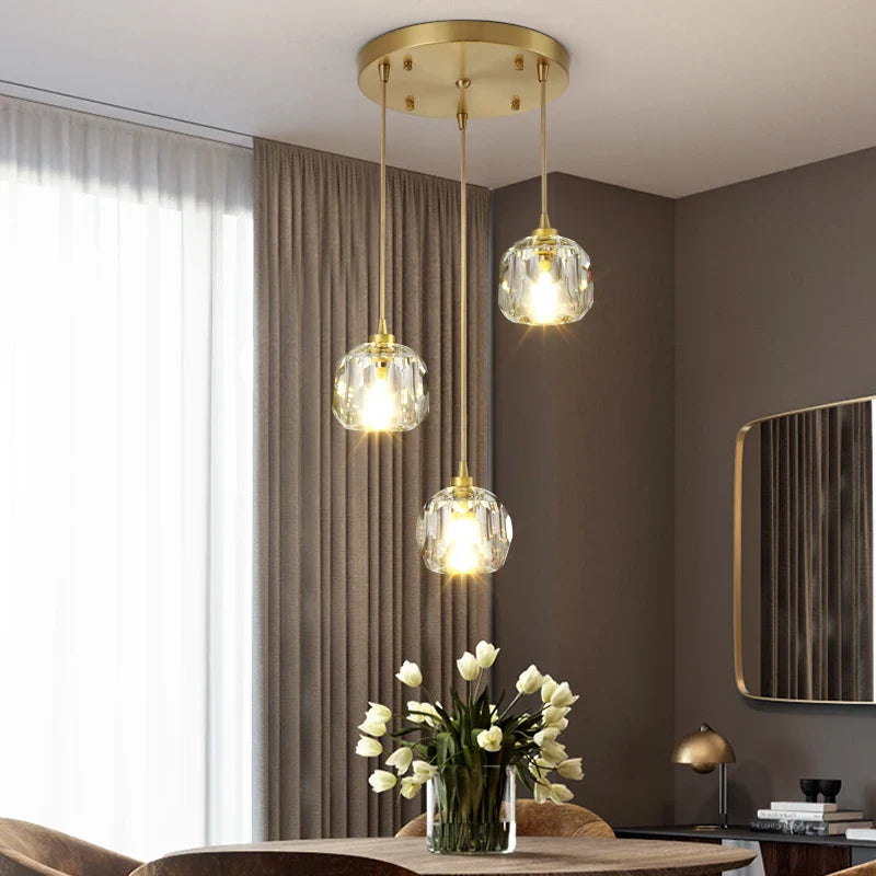 Axyaa Nordic Spiral Chandelier: Modern Lighting for Dining Room and Restaurant