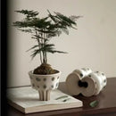 Axyaa Chinese Retro Hand-Painted Ceramic Vase Flower Pot Home Decor Accessories