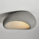 Axyaa Retro Grey White Ceiling Light - Coral Red LED Lamps