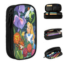 Axyaa Wonderland Pencil Case: Large Storage Bag for School or Cosmetics