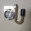 Axya Industrial Hemp Rope LED Wall Sconce - Vintage Loft Light Fixtures