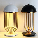 Axyaa Mushroom Shape Desk Lamp LED Table Light Luxury Antique Style Home Decor
