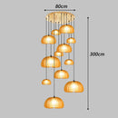 Axyaa Modern Stair Chandelier Pendant Lights Ceiling Lamp LED Chandeliers