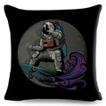 Axyaa Astronaut Sports Cushion: Fun Home Decor for Kids Room, Planet & Music Theme