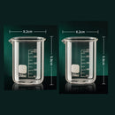 Axyaa Glass Measuring Cup Set - Clear, Durable with Heat-resisting Scale - 2PCS