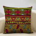 Axyaa Ethnic Style Linen Cushion Cover 45x45cm for Home Sofa Car Decoration