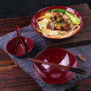 Axyaa Melamine Bowl Set for Tableware - Durable, Large Capacity, Imitation Porcelain Style
