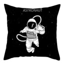 Axyaa Moon Astronaut Rocket Sofa Pillow Cover Cushion Polyester Throw TestCase