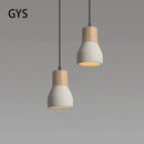 Axya Minimalist Nordic Style Concrete Bedside Pendant Lamp