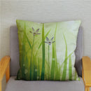 Axyaa Bedroom Tulip Flower Floral Cushion Cover Pillowcase for Sofa