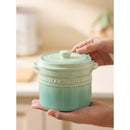 Axyaa Ceramic Soup Cup with Lid, Steaming Egg Bowl, Roasted Pear Stew Pot