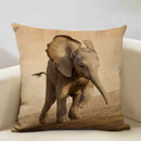 Axyaa Elephant Pattern Decorative Cushion Cover 45x45cm