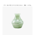 Axyaa Chinese Celadon Glass Vase: Song Dynasty Aesthetic, Perfect for Flowers, Orchid, Living Room