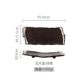Axyaa Large Ceramic Plates & Sushi BBQ Ribs Flat Plates – Creative Rectangular Design