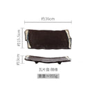 Axyaa Large Ceramic Plates & Sushi BBQ Ribs Flat Plates – Creative Rectangular Design