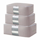 Axyaa Non-Woven Quilted Clothes Storage Bag - Large Capacity Closet Organizer