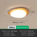 Axyaa Vintage Walnut Ceiling Light with Acrylic Shade