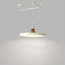 Axyaa Cream Style Swing Arm Pendant Light for Dining Room