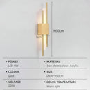 Nordic LED Wall Lamp Indoor Lighting for Living Room Bedroom Decor - Axyaa