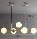 Axyaa Modern LED Chandelier Pendant Light for Dining Room and Living Room