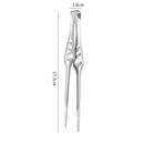 Axyaa Stainless Steel Double-Sided Food Clip - Kitchen Essential for Cooking and Grilling