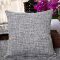 Axyaa Solid Color Linen Throw Pillow Cover - Modern Home Decor Pillowcase