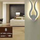 Axya Acrylic LED Wall Light Modern Home Decor Bedside Bedroom Lamp