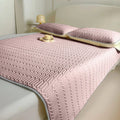 Axyaa Soft Latex Mattress Cover Quilted Protector Non-Slip Bedspread Summer Mat