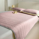 Axyaa Soft Latex Mattress Cover Quilted Protector Non-Slip Bedspread Summer Mat