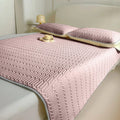 Axyaa Soft Latex Mattress Cover Quilted Summer Bedspread Protector