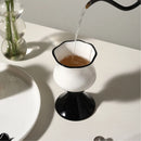 Axyaa French INS Style Ceramic Goblet with Black Stem - 250ml