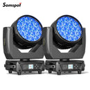 Axyaa 19x15W RGBW LED Moving Head Light Beam Focusing Stage Effect for Party Club