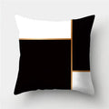 Axyaa Geometric Print Polyester Sofa Cushion Covers Home Decor Pillowcase