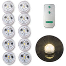 Axyaa Mini Submersible LED Tea Lights with Remote Control - Waterproof for Home Party