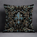 Axyaa Black Gold Plant Design Pillowcase for Elegant Home Decor