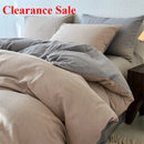 Axyaa 100% Cotton Yarn-Dyed 4-Piece Duvet Set - Ultra-Soft Bedding