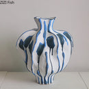 Axyaa Retro Ceramic Vase for Stylish Table Decor and Floral Arrangements