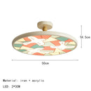Axyaa Colorful Iron Acrylic Ceiling Light: Modern Art Home Lamp for Bedroom, Restaurant, Foyer