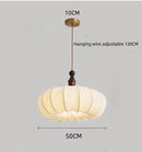 Axyaa Pumpkin LED Ceiling Lamp: Modern Home Decor Chandelier Lighting