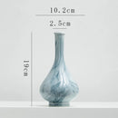 Axyaa Marble Chinese Ceramic Vase Vintage Floral Arrangement Living Room Ornament