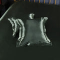 Axyaa Silk Satin Pillowcase Square Throw Pillow Cover 50x50cm