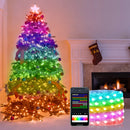 Axyaa Dreamcolor Bluetooth LED String Lights - RGBIC Addressable, App-Controlled