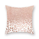 Axyaa Pink Bling Dots Geometric Throw Pillow Cover