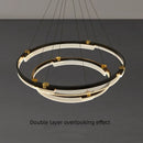 Axyaa Minimalist Ceiling Ring Chandelier Pendant Light for Dining & Living Room
