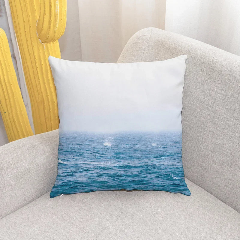 Shell Conch Beach Cushion Cover for Home Decor - Axyaa Brand
